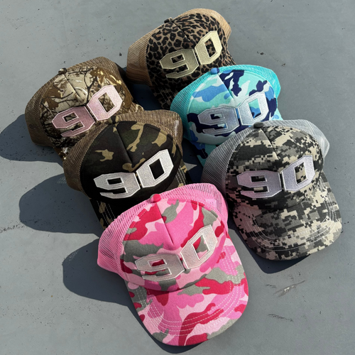 90 Numbering Assort Mesh Cap – YZ
