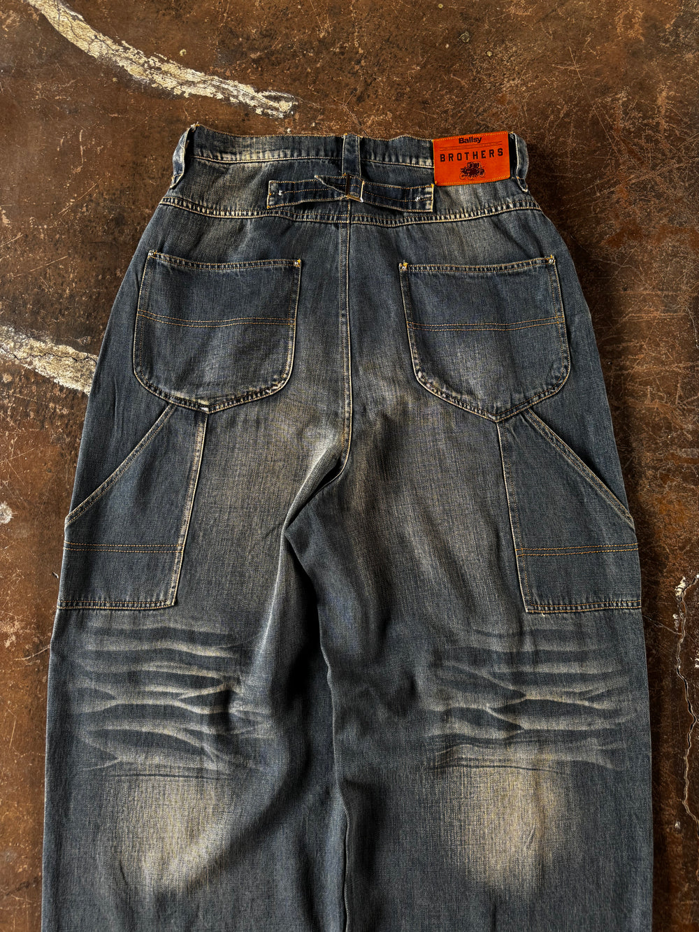 Overdyed wide baggy rayon summer denim – YZ