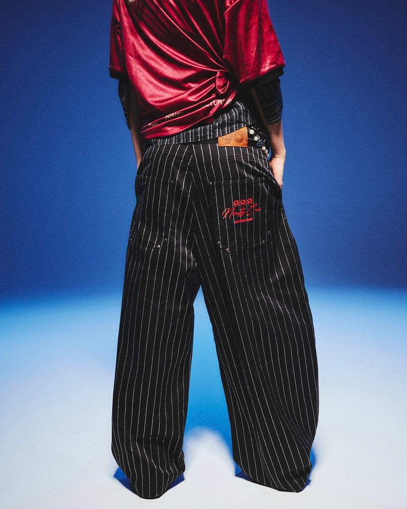 Stripe Tuck Buggy Pants – YZ