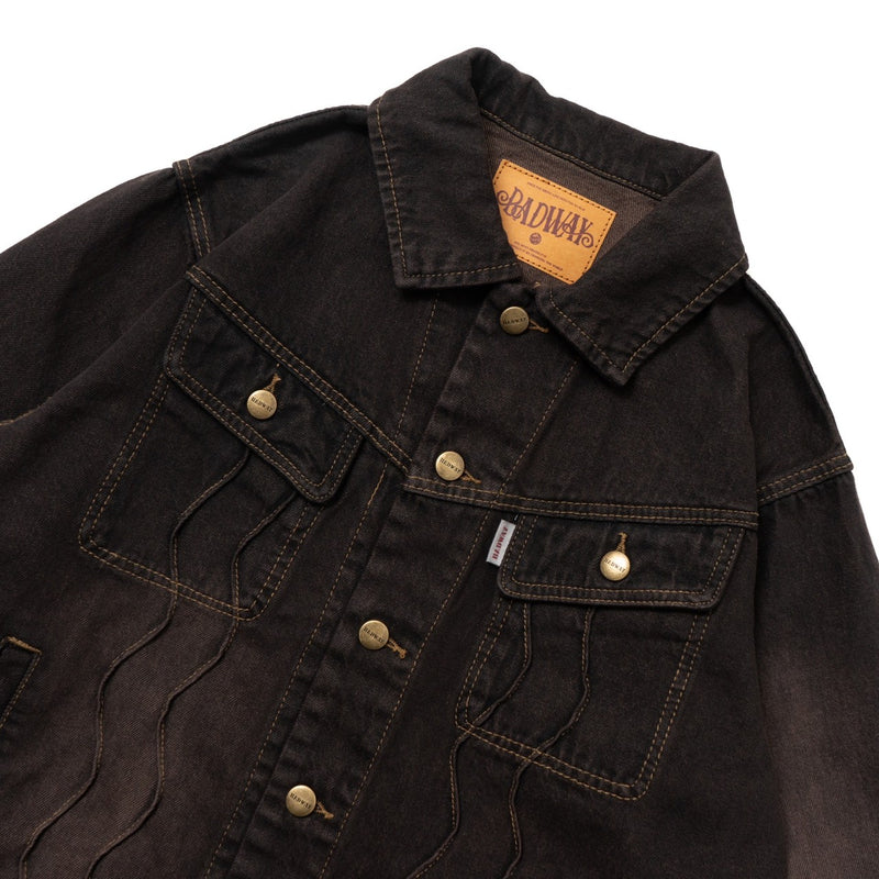 Wave classic overdye denim jacket – YZ