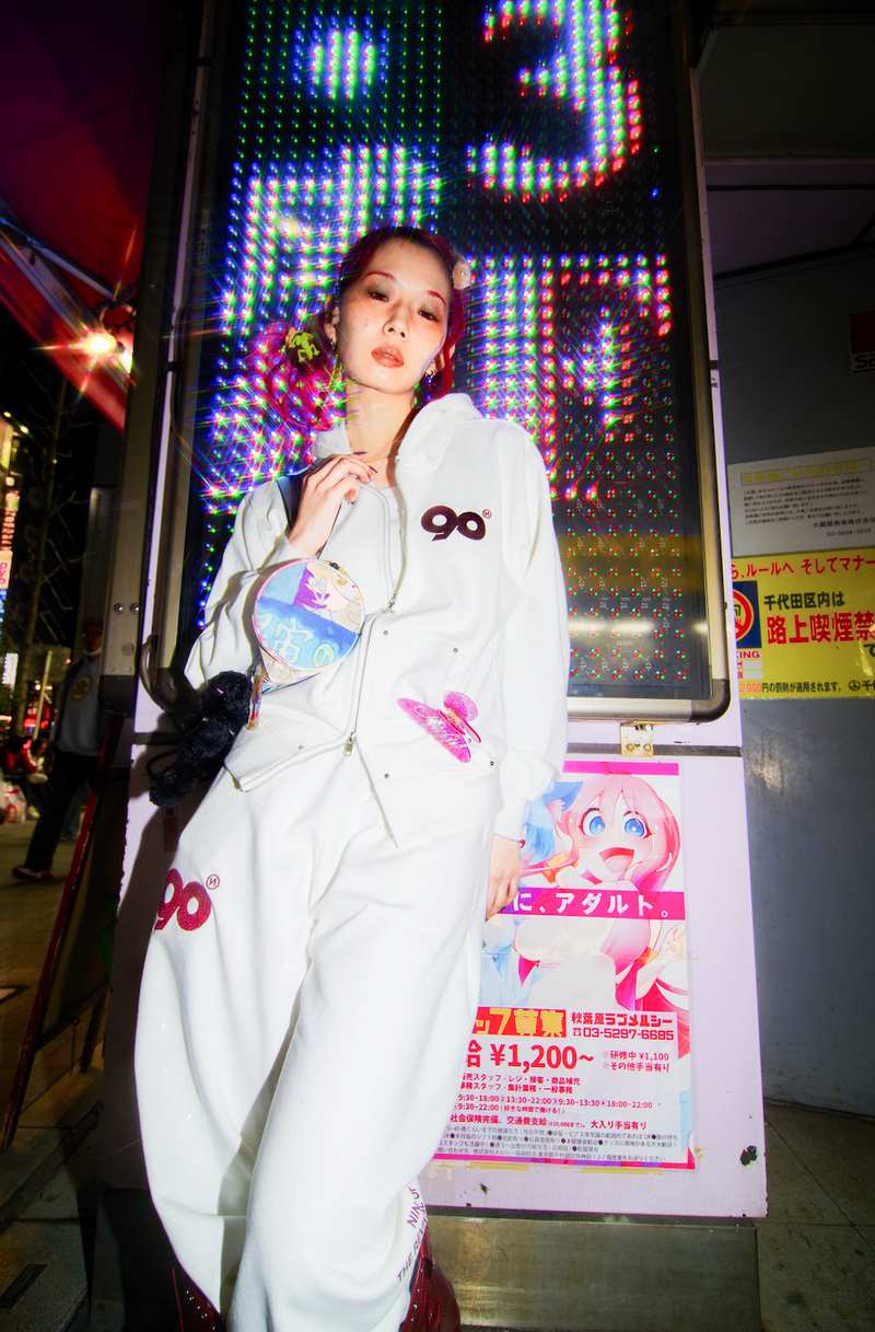 90 Logo Glitter Light Sweat Pants 【9090girl】 – YZ