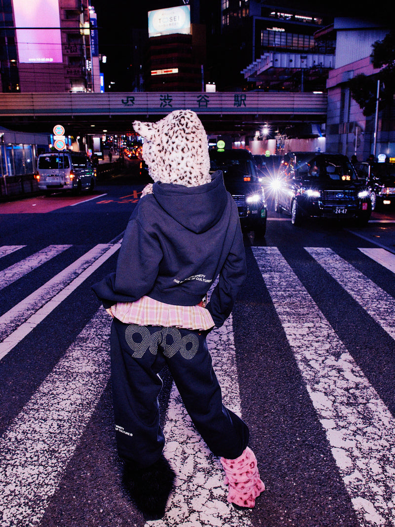 90 Logo Original Cropped Hoodie 【9090 girl】 – YZ