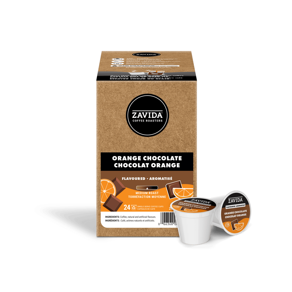Orange Chocolate K-Cup® Compatible - 24 Pods - Zavida Coffee