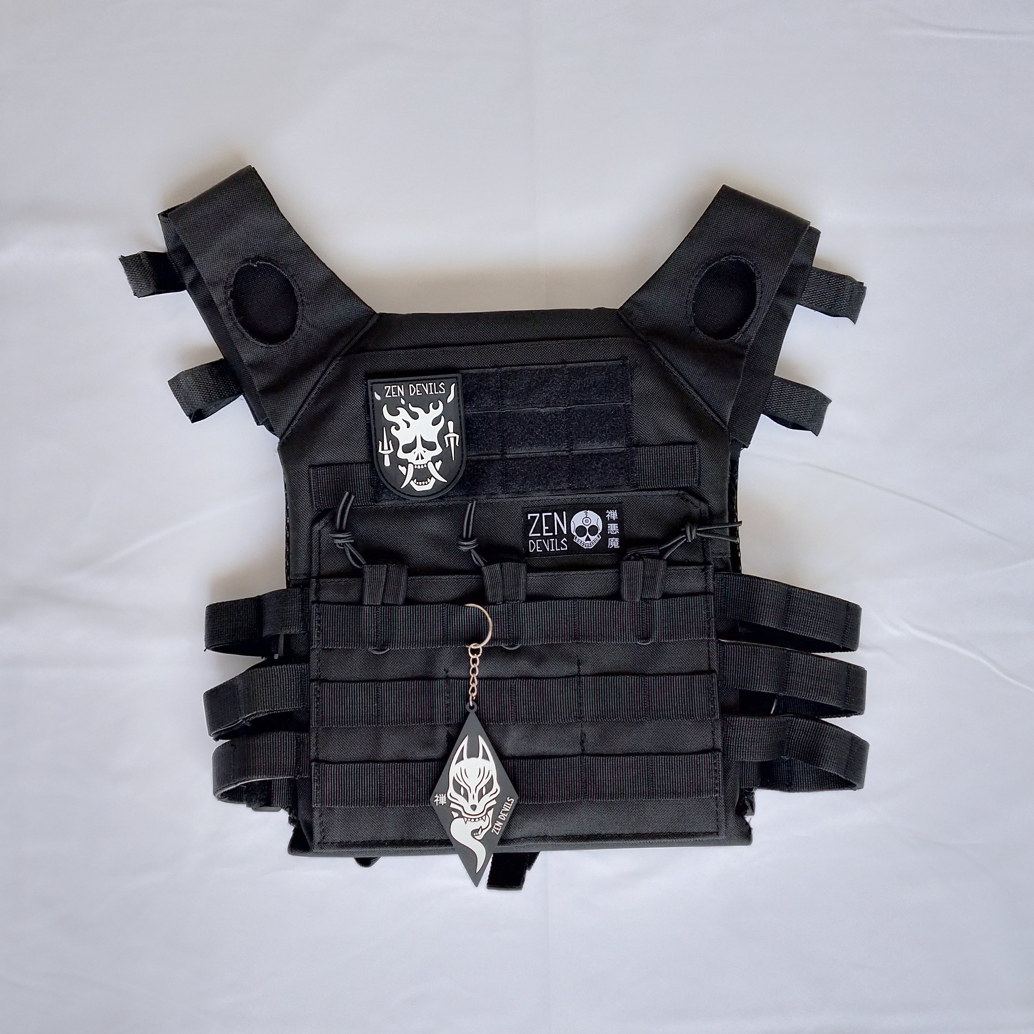 The Ghost Tactical Vest (techwear black) – Zen Devils