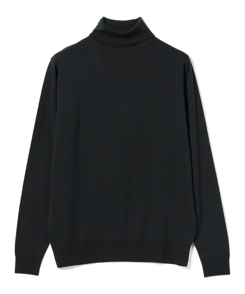 JOHN SMEDLEY タートルネック ハイゲージニット 最高級メリノウール