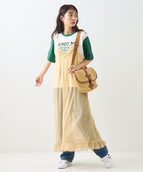 FREAK'S STORE（フリークスストア） ワンピース シアー ラメ キャミ