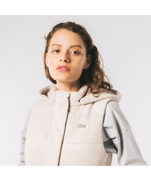 LACOSTE（ラコステ） ダウンベスト ベスト ウールニット中綿ベスト