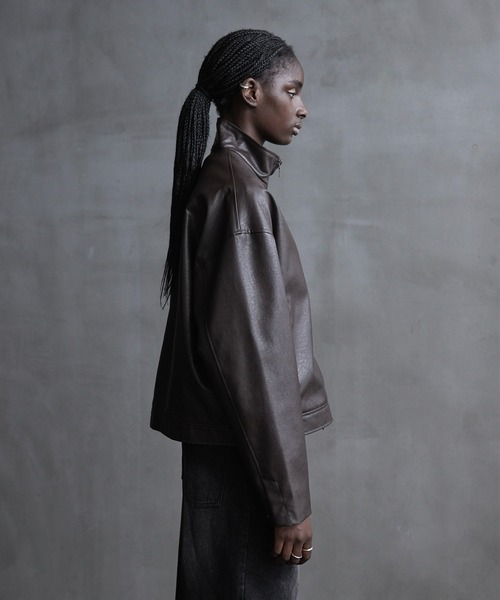 CALLNE ブルゾン アウター 「CALLNE」Vintage Highneck Short Jacket