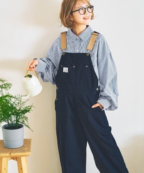 nemne（ネンネ） サロペット オーバーオール 「低身長用サイズあり」ぽ