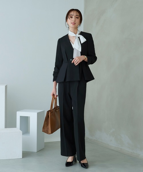 RUIRUE BOUTIQUE（ルイルエブティック） セットアップ タックペプラム