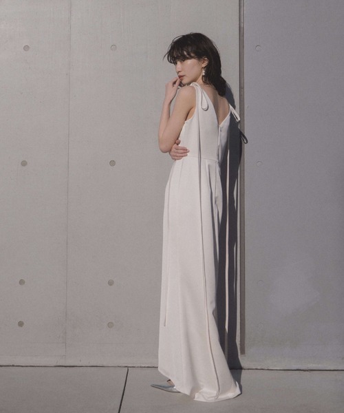 kaene（カエン） ドレス サテンリボンドレス「white collection