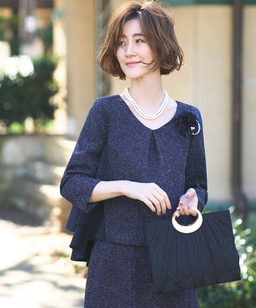 RUIRUE BOUTIQUE（ルイルエブティック） セットアップ バックペプラム