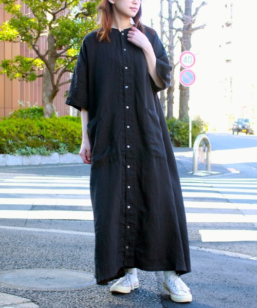 HARVESTY（ハーベスティ） ワンピース SS ATELIER ROBE LINEN リネン