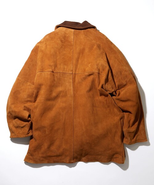 CAHLUMN（カウラム） ステンカラーコート コート Goat Suede Hunting