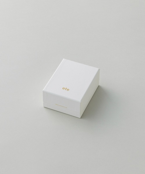 ete（エテ） ピアス K10YG パール サークル ピアス レディース