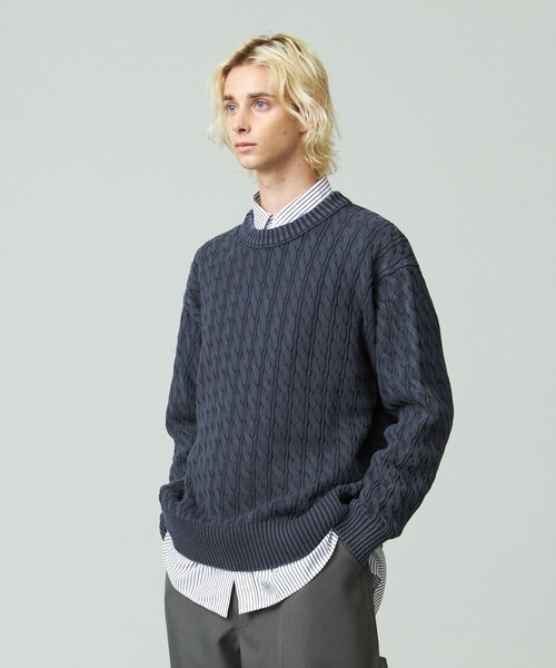 J.PRESS YORK STREET セーター ニット 「UNISEX」ピグメントコットン