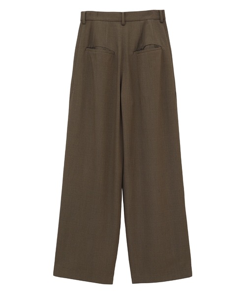 CLANE（クラネ） スラックス パンツ 「CLANE/クラネ」BASIC TUCK PANTS