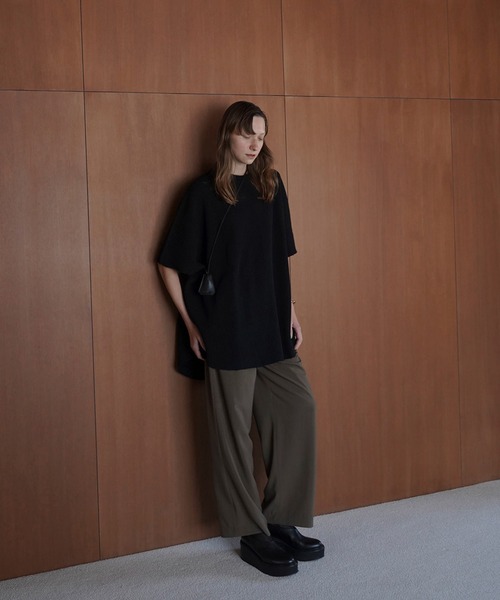CLANE（クラネ） スラックス パンツ 「CLANE/クラネ」BASIC TUCK PANTS