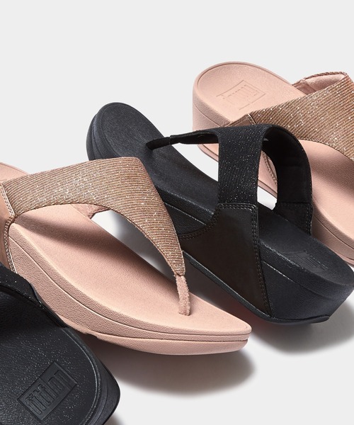 FitFlop（フィットフロップ） サンダル LULU SHIMMERLUX TOE-POST