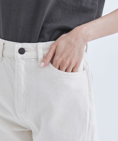 ジーンズ デニム デニムパンツ 「CIOTA/シオタ」ホワイト スビン