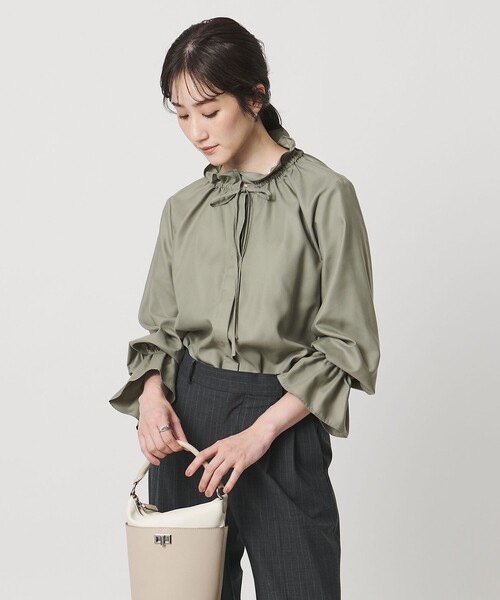 UNITED ARROWS（ユナイテッドアローズ） ブラウス シャツ フリルカラー