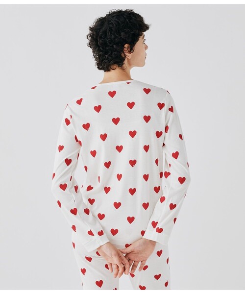 PETIT BATEAU（プチバトー） パジャマ ルームウェア プリント長袖
