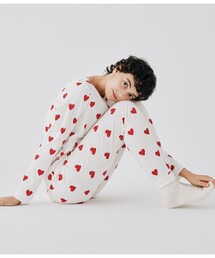 PETIT BATEAU（プチバトー） パジャマ ルームウェア プリント長袖
