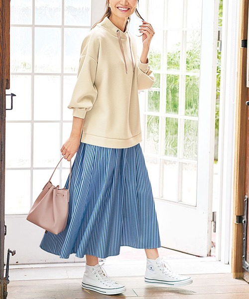 BELLUNA PLUS（ベルーナプラス） トレーナー スウェット 上品とろみ