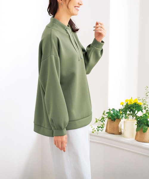BELLUNA PLUS（ベルーナプラス） トレーナー スウェット 上品とろみ