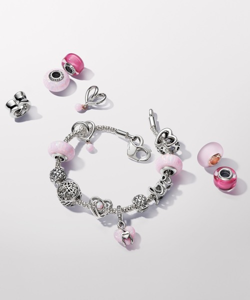 PANDORA（パンドラ） チャーム オパールセント ピンク チャーム