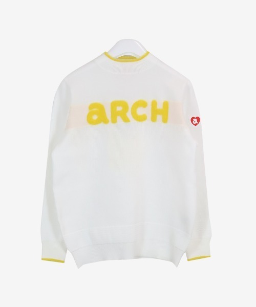 archivio（アルチビオ） ニット セーター 「LADIES」シャギーロゴ 長袖