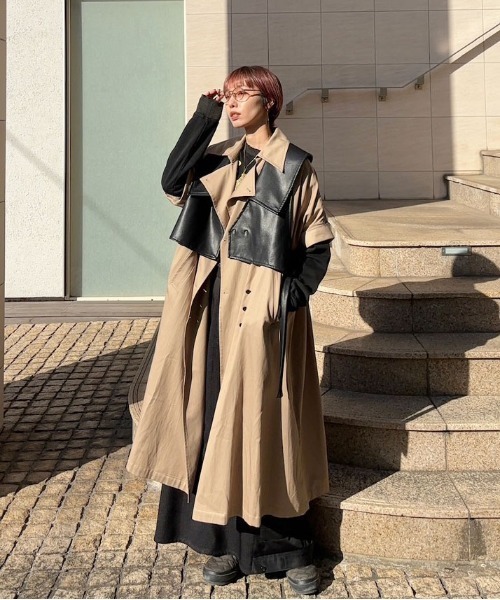 Ameri（アメリ） トレンチコート コート TRENCH MULTI WAY LONG VEST