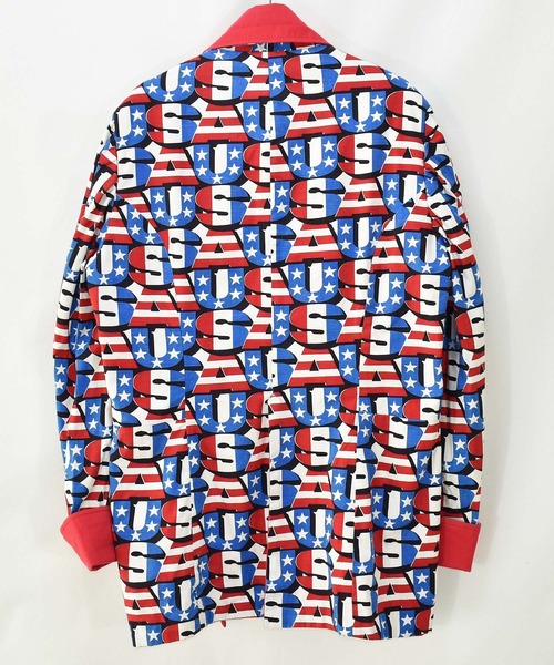 VINTAGE コート ジャケット 「ヴィンテージ古着」USA 総柄 ナポレオン
