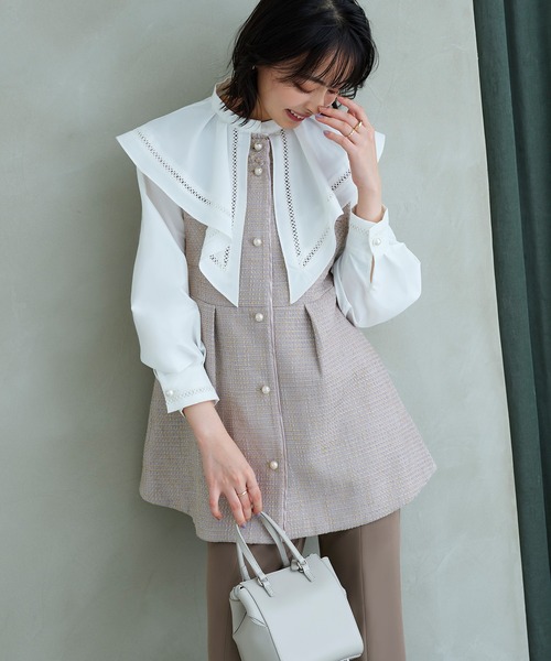RUIRUE BOUTIQUE（ルイルエブティック） セットアップ カラーツイード