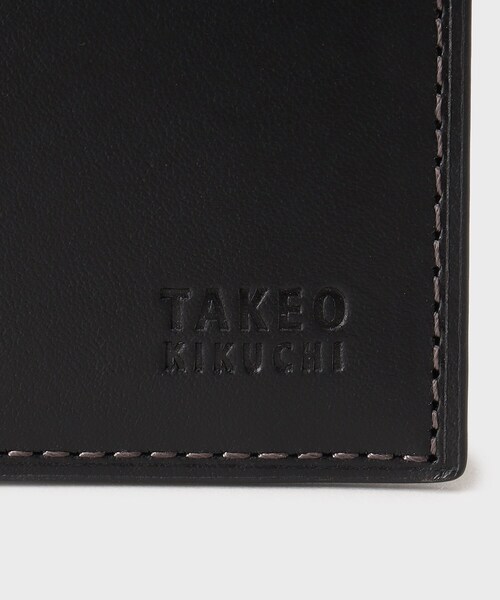 TAKEO KIKUCHI（タケオキクチ） 名刺入れ アンティーク調レザー 名刺