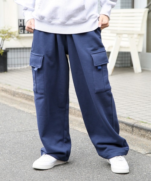 DISCUS スウェットパンツ ジャージ 「DISCUS」ワイドストレート バギー