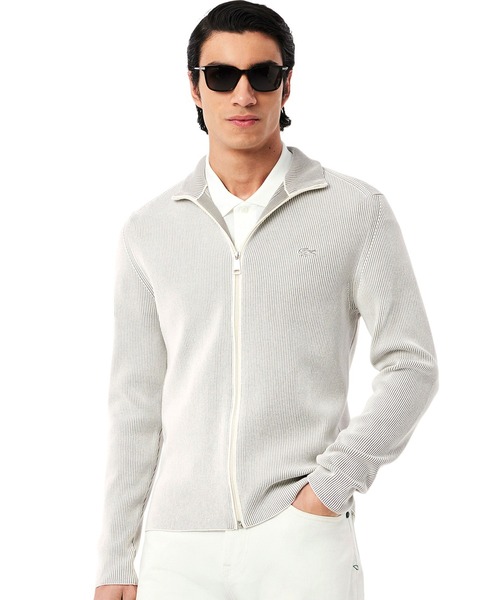 LACOSTE（ラコステ） カーディガン リブニットトラックジャケット