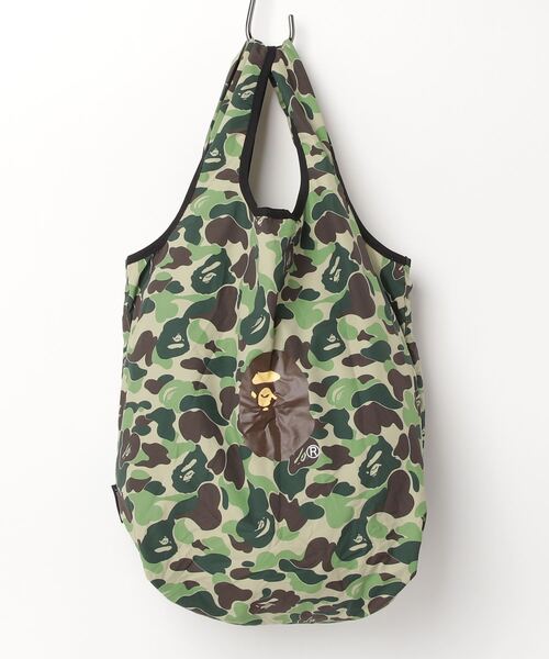 A BATHING APE（アベイシングエイプ） エコバッグ ABC CAMO APE HEAD