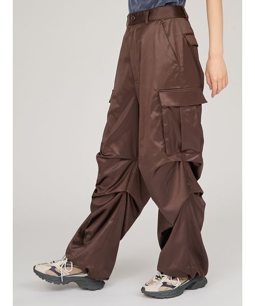 emmi パンツ タックフォルムカーゴパンツ レディース : ZOZOTOWN Yahoo