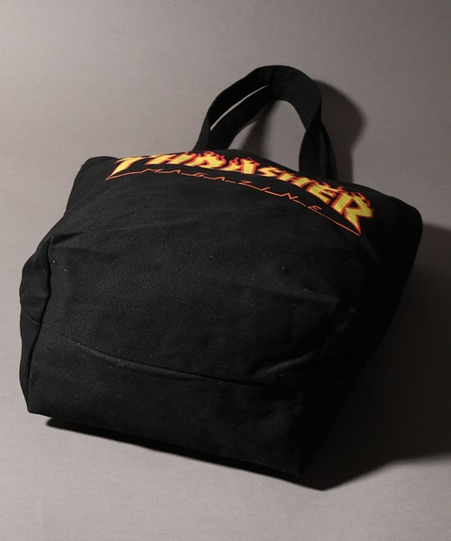 THRASHER（スラッシャー） トートバッグ ファイヤーパターンロゴ