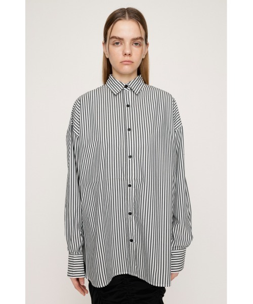 SLY（スライ） ブラウス シャツ LOOSE OVER ARMSLIT STRIPE SH ルーズ