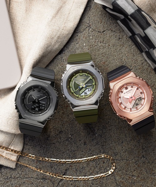 G-SHOCK 腕時計 2100シリーズ / メタルベゼル GM-S2100PG-1A4JF