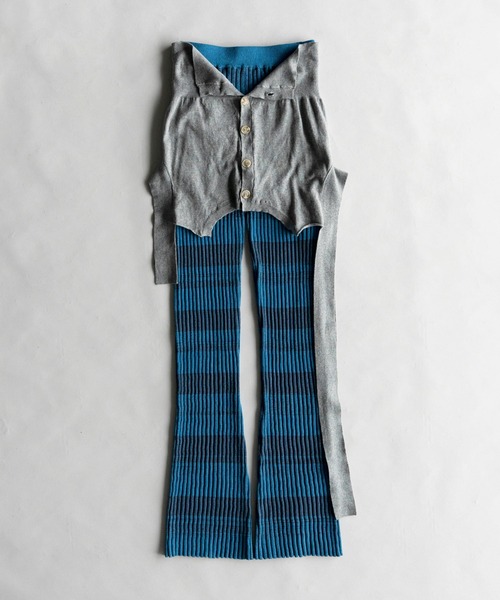MAISON SPECIAL（メゾンスペシャル） パンツ Cardigan Layered Knit