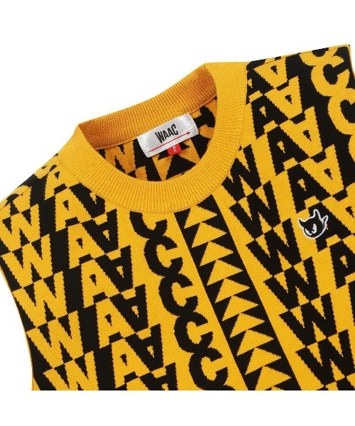 ベスト ジレ WOMENS WAACロゴニットベスト レディース : ZOZOTOWN