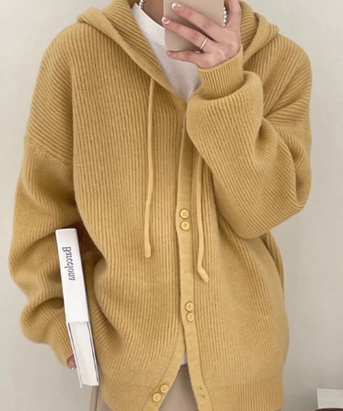Dewlily カーディガン フード付きカーディガン レディース : ZOZOTOWN
