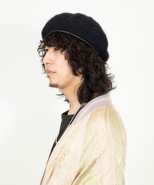 CA4LA（カシラ） 帽子 ベレー帽 CF ALPACA PIPING BERET 3 メンズ