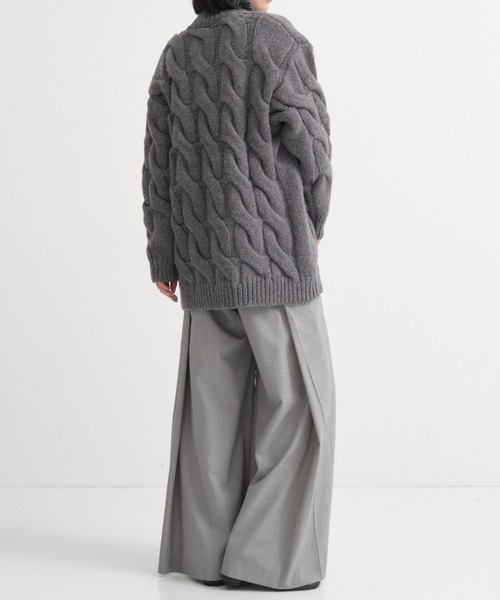 CLANE（クラネ） ニット セーター 「CLANE/クラネ」BIG CABLE OVER
