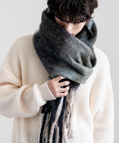 CAMIEL FORTGENS（カミエル フォートヘンス） マフラー HAIRY