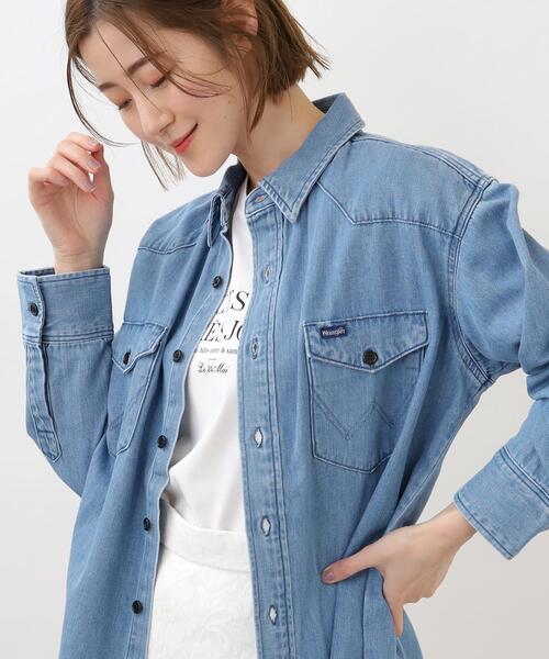 Wrangler（ラングラー） ブラウス シャツ 「別注」Wrangler デニム