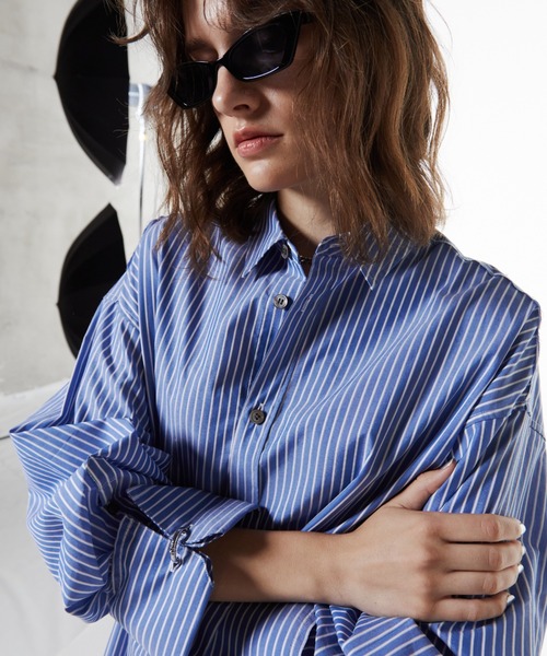 JOSE MOON（ジョゼムーン） ブラウス シャツ JOSEMOON STRIPE SHIRT